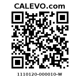 Calevo.com Preisschild 1110120-000010-W