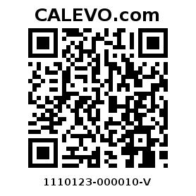 Calevo.com pricetag 1110123-000010-V