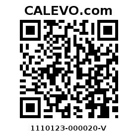 Calevo.com pricetag 1110123-000020-V