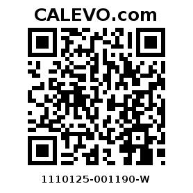Calevo.com Preisschild 1110125-001190-W