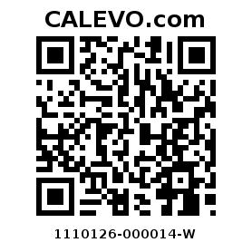 Calevo.com Preisschild 1110126-000014-W