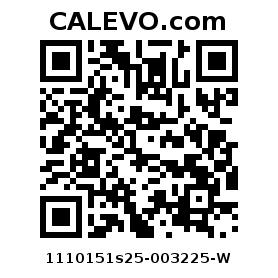 Calevo.com pricetag 1110151s25-003225-W