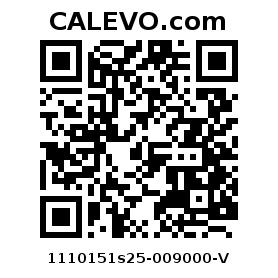 Calevo.com Preisschild 1110151s25-009000-V