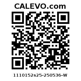 Calevo.com pricetag 1110152s25-250536-W