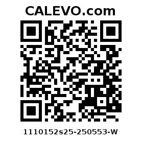 Calevo.com pricetag 1110152s25-250553-W