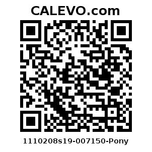 Calevo.com Preisschild 1110208s19-007150-Pony