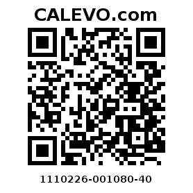 Calevo.com pricetag 1110226-001080-40