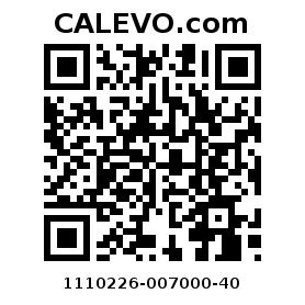 Calevo.com pricetag 1110226-007000-40
