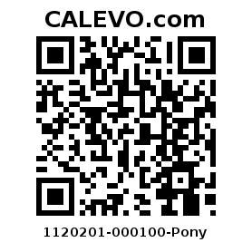 Calevo.com Preisschild 1120201-000100-Pony