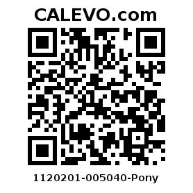 Calevo.com Preisschild 1120201-005040-Pony