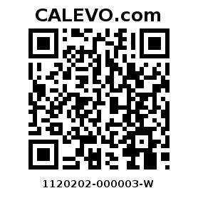Calevo.com Preisschild 1120202-000003-W