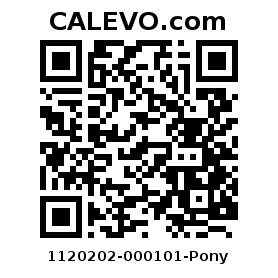 Calevo.com Preisschild 1120202-000101-Pony