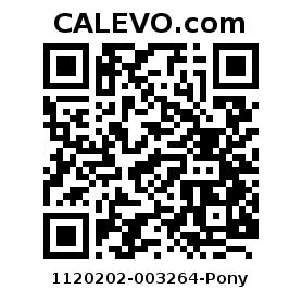 Calevo.com Preisschild 1120202-003264-Pony