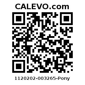 Calevo.com Preisschild 1120202-003265-Pony