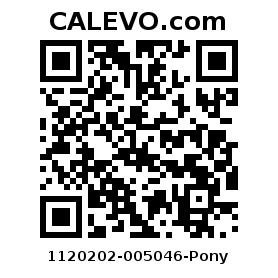 Calevo.com Preisschild 1120202-005046-Pony