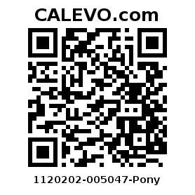 Calevo.com Preisschild 1120202-005047-Pony