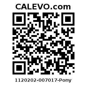 Calevo.com Preisschild 1120202-007017-Pony