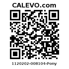 Calevo.com Preisschild 1120202-008104-Pony