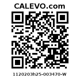 Calevo.com Preisschild 1120203h25-003470-W