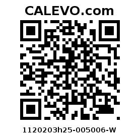 Calevo.com Preisschild 1120203h25-005006-W