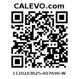 Calevo.com Preisschild 1120203h25-007690-W