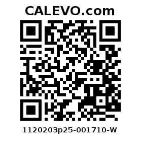Calevo.com Preisschild 1120203p25-001710-W