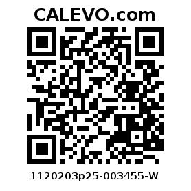 Calevo.com Preisschild 1120203p25-003455-W