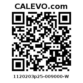 Calevo.com Preisschild 1120203p25-009000-W