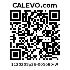Calevo.com Preisschild 1120203p26-005680-W