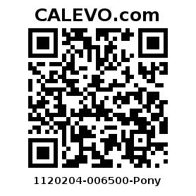 Calevo.com Preisschild 1120204-006500-Pony