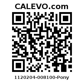 Calevo.com Preisschild 1120204-008100-Pony