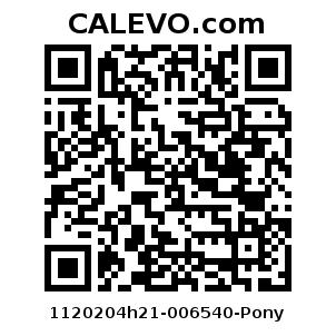 Calevo.com Preisschild 1120204h21-006540-Pony