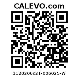 Calevo.com Preisschild 1120206c21-006025-W
