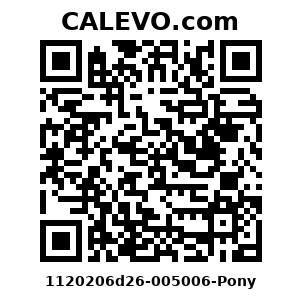 Calevo.com Preisschild 1120206d26-005006-Pony