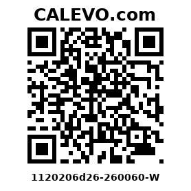 Calevo.com Preisschild 1120206d26-260060-W