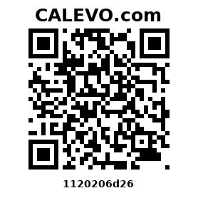 Calevo.com Preisschild 1120206d26