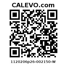 Calevo.com Preisschild 1120206p26-002150-W
