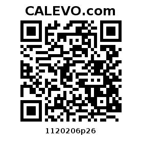 Calevo.com Preisschild 1120206p26