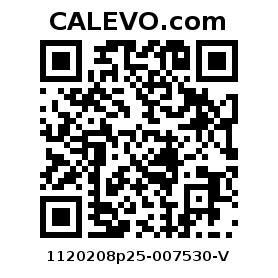 Calevo.com Preisschild 1120208p25-007530-V