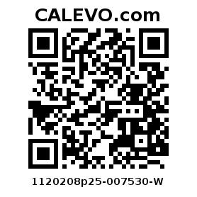 Calevo.com Preisschild 1120208p25-007530-W
