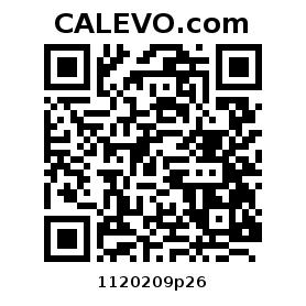 Calevo.com Preisschild 1120209p26