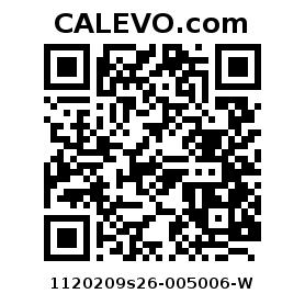 Calevo.com Preisschild 1120209s26-005006-W