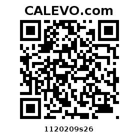 Calevo.com Preisschild 1120209s26