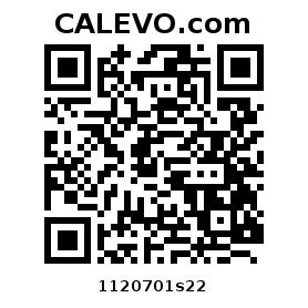 Calevo.com Preisschild 1120701s22