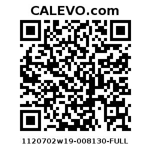 Calevo.com Preisschild 1120702w19-008130-FULL