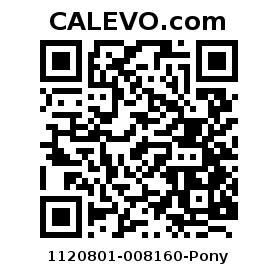 Calevo.com Preisschild 1120801-008160-Pony