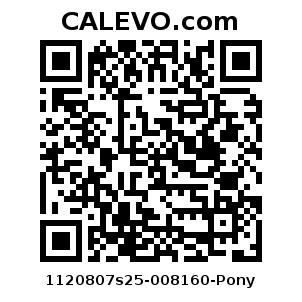 Calevo.com pricetag 1120807s25-008160-Pony
