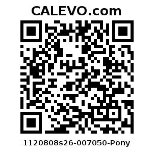 Calevo.com Preisschild 1120808s26-007050-Pony