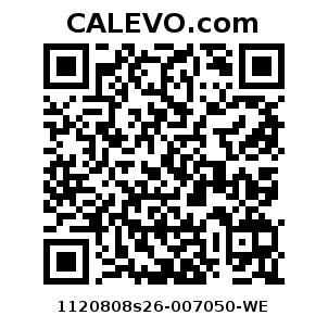 Calevo.com Preisschild 1120808s26-007050-WE