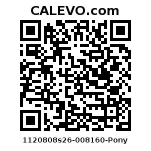 Calevo.com Preisschild 1120808s26-008160-Pony